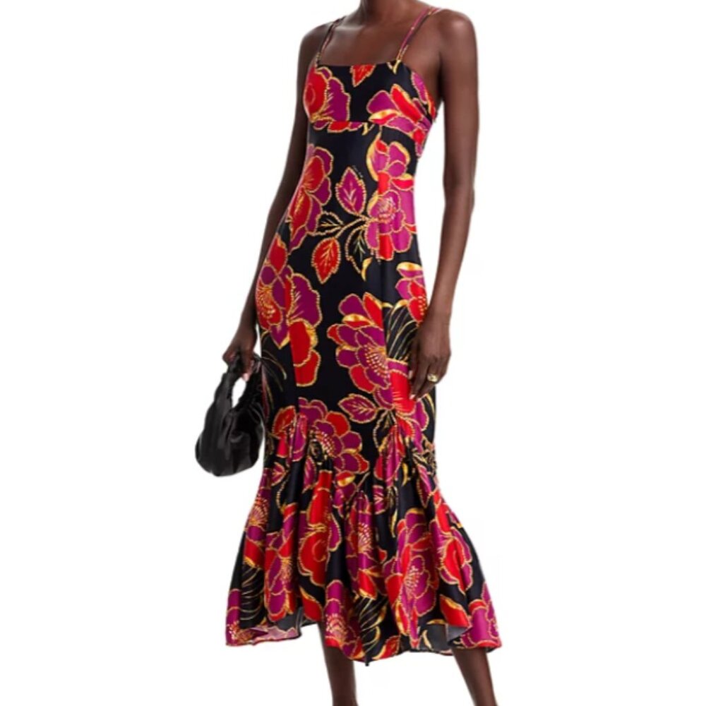 Farm Rio Shiny Chita Maxi Dress Small